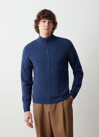 Maglione misto cashmere full zip - 4480 5YR