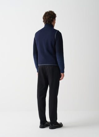 PIUMINO SMANICATO CON INSERTI IN MAGLIA - 1113 8ZX