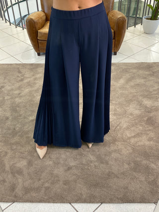 PANTALONE AMPIO CON PLISSE - 13S8605T72