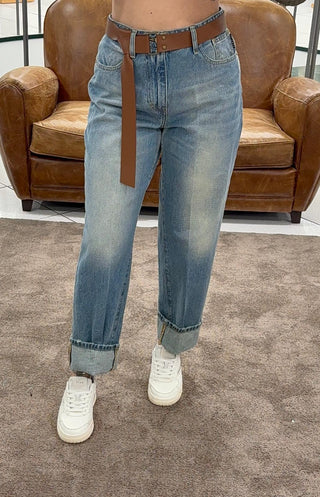 JEANS MANDY CINTURA - PLS-Q034